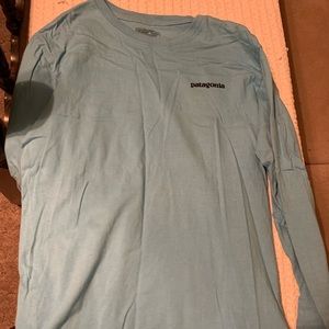 Worn Patagonia long sleeve shirt